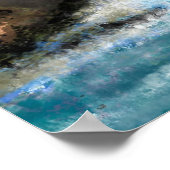 自然ポスターのチェロを持つ絵画女性 –  ポスター (角)