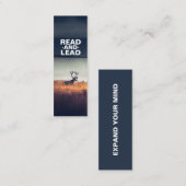 自然ポートレートブックマーク スキニー名刺 (正面/裏面)