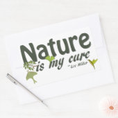 自然マイキュア引用文シール 長方形シール (封筒)