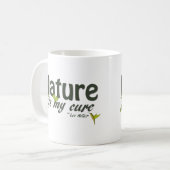 自然マイキュア引用文マグ コーヒーマグカップ (正面左)