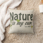 自然マイキュア引用文装飾用クッション クッション (ブランケット)