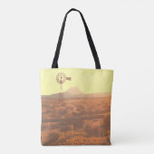 自然マウンテンサウスアフリカZAウィンドポンプ トートバッグ (裏面)