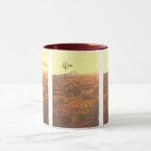 自然マウンテンサウスアフリカZAウィンドポンプ マグカップ (中央)