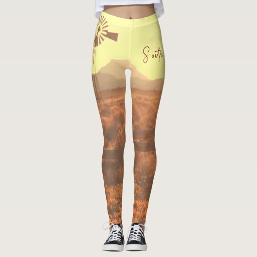 自然マウンテンサウスアフリカZAウィンドポンプ レギンス (正面)