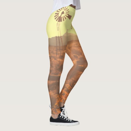 自然マウンテンサウスアフリカZAウィンドポンプ レギンス (右)