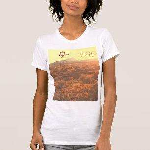自然マウンテンサウスアフリカZAウィンドポンプ Tシャツ