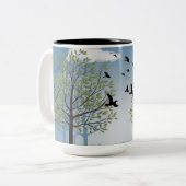 自然マグカップデザイン、 ツートーンマグカップ (正面左)