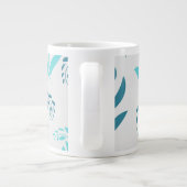 自然マグカラーブルー ジャンボコーヒーマグカップ (裏面)