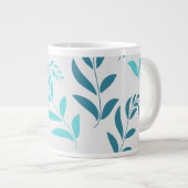 自然マグカラーブルー ジャンボコーヒーマグカップ (正面右)