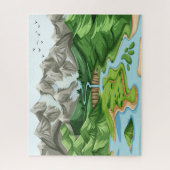 自然ミニマリストジグソーパズル | 家族への贈与 ジグソーパズル (縦)