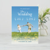 自然ミニマルなドラマ結婚映画のポスター 招待状 (スタンド正面)