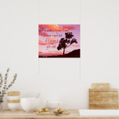 自然ミュア引用文オンサンセット写真ウォールアート ポスター (キッチン)