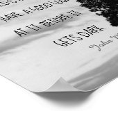 自然ミュア引用文ポスター写真ウォールアート ポスター (角)