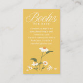 自然モダンをテーマにしたワイルドフラワーベビー開花 エンクロージャーカード (正面)