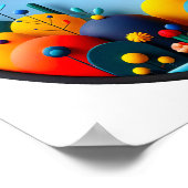 自然モダンをテーマにした抽象芸術ポスター ポスター (角)