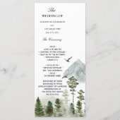 自然モダングリーン林 |水彩ツリー メニュー (正面)