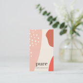 自然モダン絵を描抽象芸術 名刺 (スタンド正面)