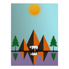 自然モダン脱出 ポスター