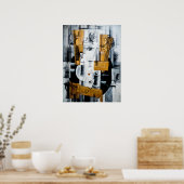 自然モーテバイジョージブラーク ポスター (キッチン)