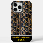 自然ユニークの脱皮したヘビの皮のパターン Case-Mate iPhoneケース (裏面)