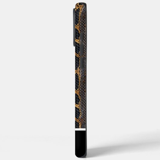 自然ユニークの脱皮したヘビの皮のパターン Case-Mate iPhoneケース (裏面 / 左)