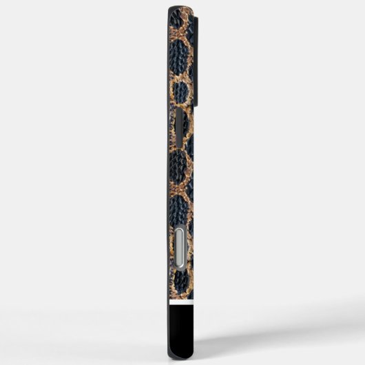 自然ユニークの脱皮したヘビの皮のパターン Case-Mate iPhoneケース (裏面 / 右)