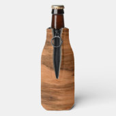 自然ユーカリ木目 ボトルクーラー (ボトル裏面)