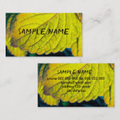 自然ライムグ離れリーン写真工場 名刺 (正面/裏面)