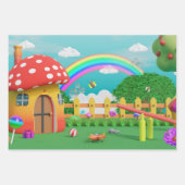 自然ラッインスパイアプ紙 ラッピングペーパーシート (正面3)