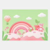 自然ラッインスパイアプ紙 ラッピングペーパーシート (正面3)