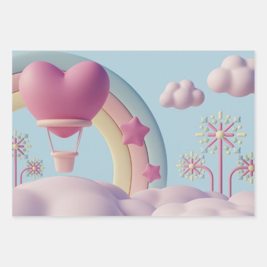 自然ラッインスパイアプ紙 ラッピングペーパーシート (正面)