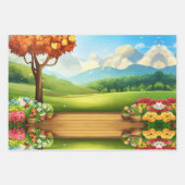 自然ラッインスパイアプ紙 ラッピングペーパーシート (正面2)