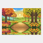 自然ラッインスパイアプ紙 ラッピングペーパーシート (正面)