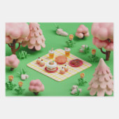 自然ラッインスパイアプ紙 ラッピングペーパーシート (正面)