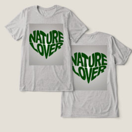 自然ラバーグリーングレー トライブレンドTシャツ