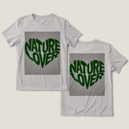 自然ラバーグリーングレーTシャツ トライブレンドTシャツ