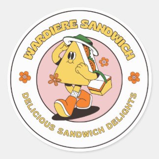 自然ラバーステッカー ラウンドシール