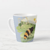 自然ラバーズカントリーサイドビー結婚ズ カフェラテマグ (左アングル)