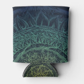 自然ラバーズマンダラアートマンダラスデザイン 缶クーラー (正面)