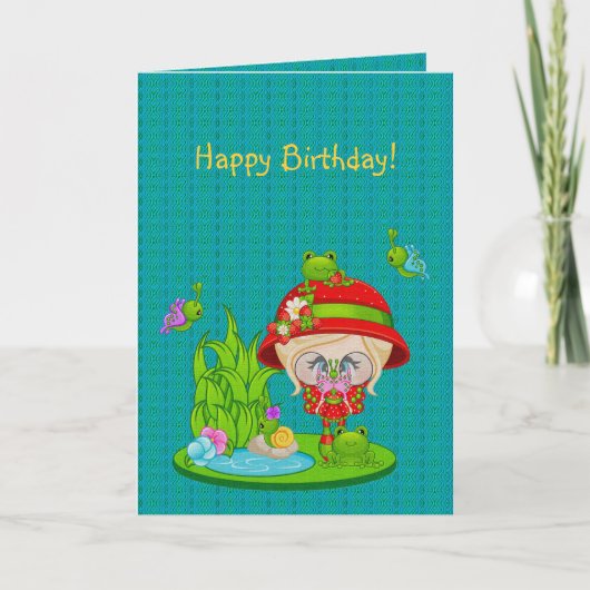 自然ラバーフロッグフェイリー カード (正面)