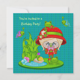 自然ラバーフロッグフェイリー 招待状