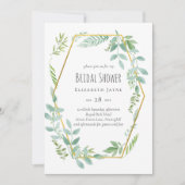 自然ラバ結婚ーズForal Greenery素朴 Boho (正面)