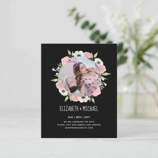 自然ラバ結婚ーズForal Greenery素朴 Boho (スタンド正面)