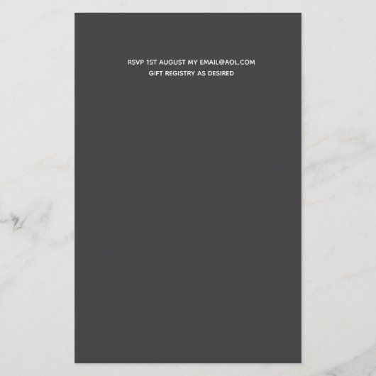 自然ラバ結婚ーズForal Greenery素朴 Boho (裏面)