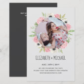 自然ラバ結婚ーズForal Greenery素朴 Boho (正面/裏面)