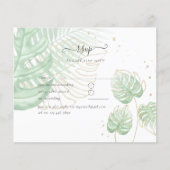 自然ラバ結婚ーズForal Greenery素朴 Boho (正面)