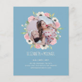 自然ラバ結婚ーズForal Greenery素朴 Boho (正面)