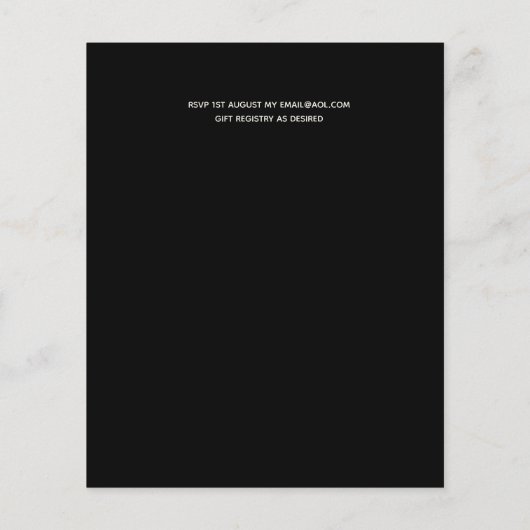 自然ラバ結婚ーズForal Greenery素朴 Boho (裏面)