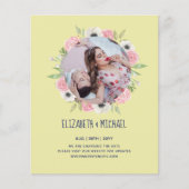 自然ラバ結婚ーズForal Greenery素朴 Boho (正面)