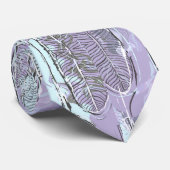 自然ラベンダーとセージ葉ズ ネクタイ (ロール)